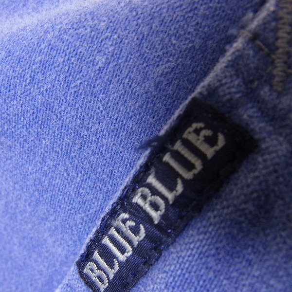 実際に弊社で買取させて頂いたBLUE BLUE/ブルーブルー パッチワークシャツ/1の画像 4枚目