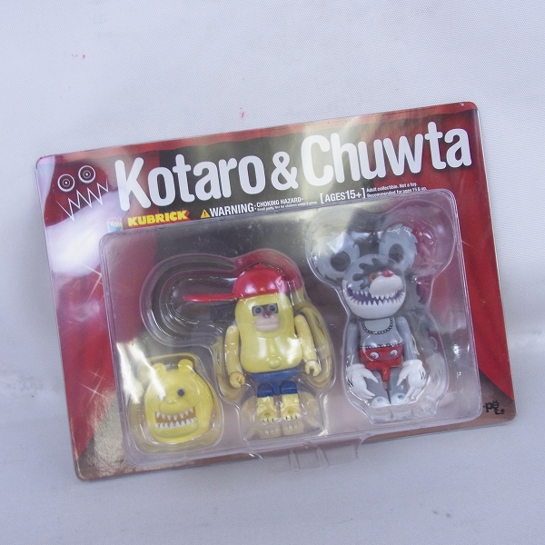 実際に弊社で買取させて頂いたMEDICOM TOY/メディコムトイ KOTARO & CHUWTA/コタロー＆チュータ KUBRICK /100% 3点SET