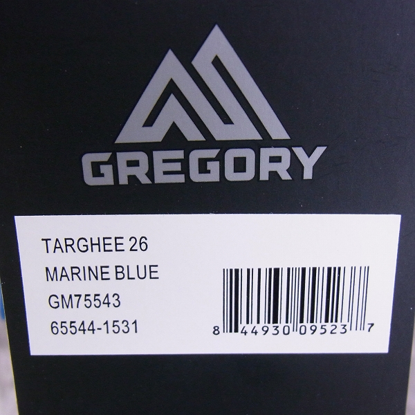 実際に弊社で買取させて頂いた【未使用】GREGORY/グレゴリー ターギー26 バックパック GM75543 リュックの画像 5枚目