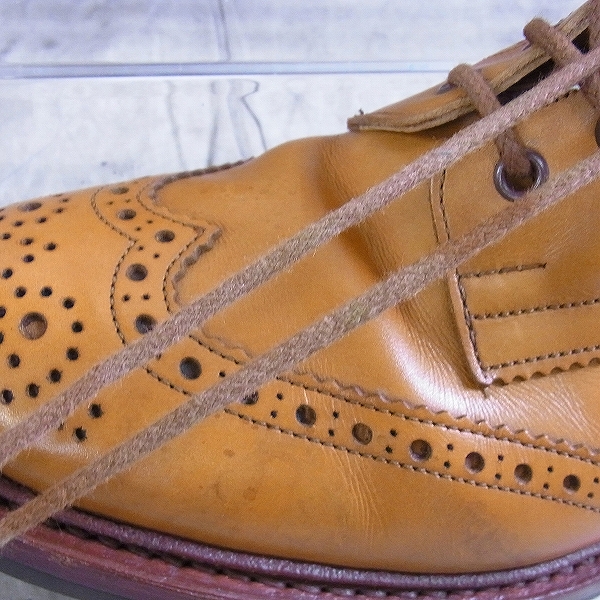 実際に弊社で買取させて頂いたTRICKER'S/トリッカーズ カントリーブーツ レザー M2508/8.5 茶系の画像 6枚目