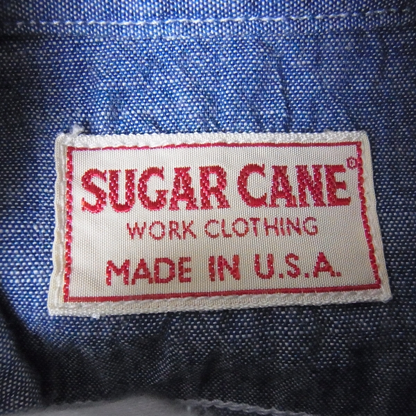 実際に弊社で買取させて頂いた☆SUGAR CANE/シュガーケーン デニムウエスタンシャツ/Mの画像 2枚目