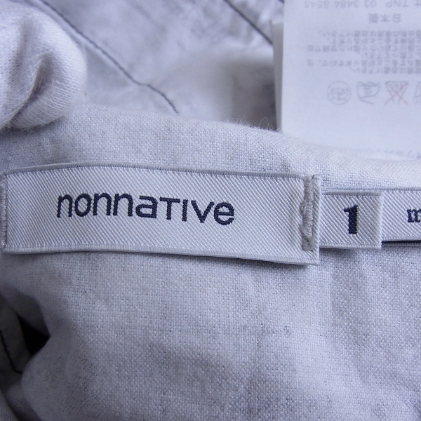 実際に弊社で買取させて頂いた【15AW】nonnative/ノンネイティブ STROLLER EASY RIB PANTS POLY TAFFETA “DICROS”/ NN-P2826 Size：1の画像 2枚目