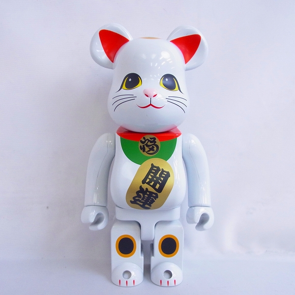 実際に弊社で買取させて頂いた東京スカイツリー ソラマチ×BE@RBRICK 招き猫 ベアブリック 開運/白 400%