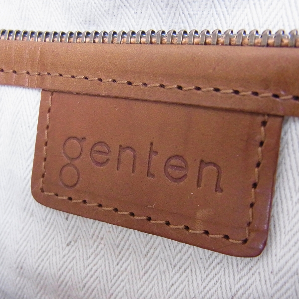 実際に弊社で買取させて頂いたgenten/ゲンテン 切り替え 肩掛け/ショルダーバッグ/ハンドバッグの画像 3枚目