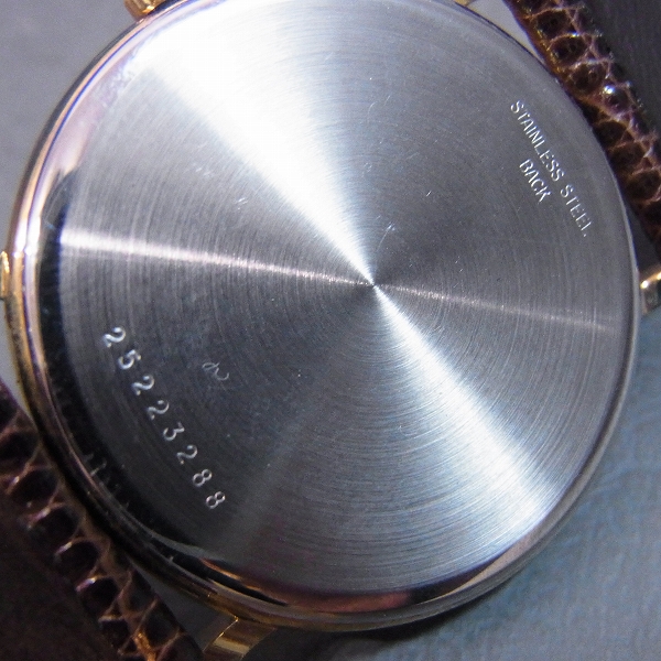 実際に弊社で買取させて頂いた★LONGINES/ロンジン クオーツ 三針アナログ腕時計 ラウンドケースの画像 4枚目