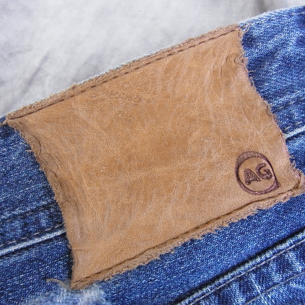 実際に弊社で買取させて頂いたAG JEANS/エージージーンズ APEX リペア加工デニム 30の画像 2枚目