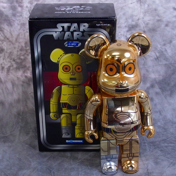 実際に弊社で買取させて頂いたBE@RBRICK×STAR WARS/ベアブリック×スターウォーズ C-3PO 400%の画像 1枚目