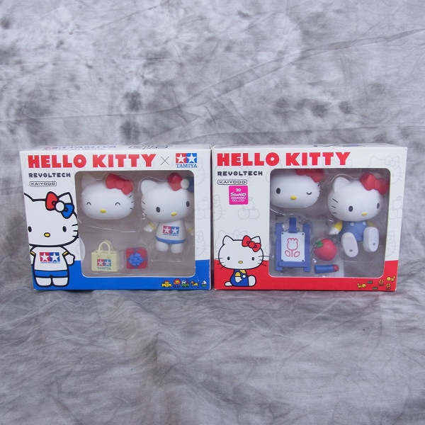 実際に弊社で買取させて頂いたHELLO KITTY×TAMIYA/ハローキティ×タミヤ リボルテック コラボ フィギュア 2点SET