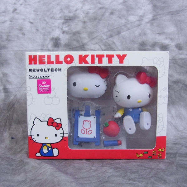 実際に弊社で買取させて頂いたHELLO KITTY×TAMIYA/ハローキティ×タミヤ リボルテック コラボ フィギュア 2点SETの画像 2枚目