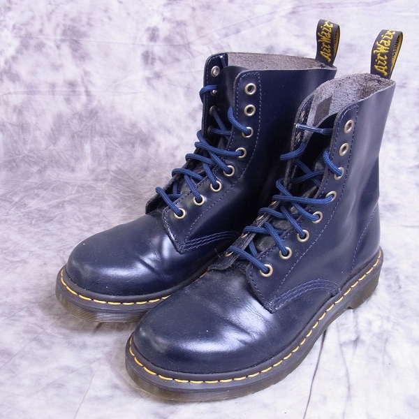 人気ショップ Dr.martens ドクターマーチン 8ホールブーツ ネイビー