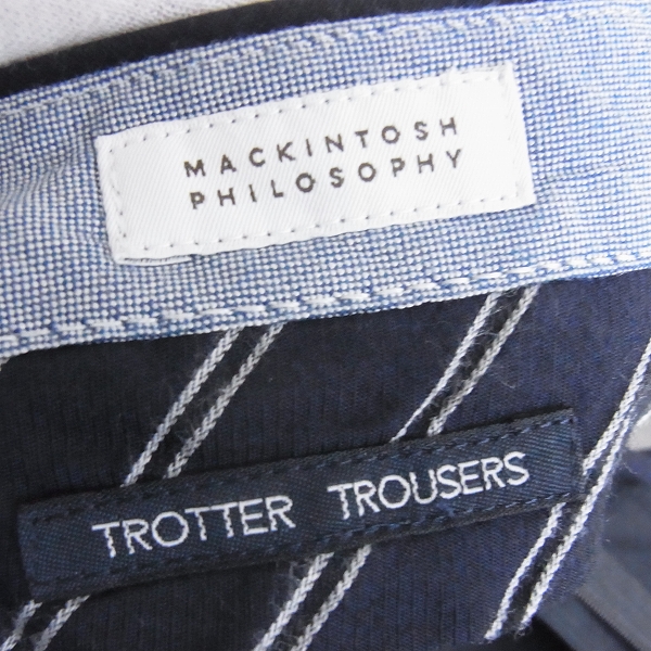 実際に弊社で買取させて頂いたMACKINTOSH PHILOSOPHY/マッキントッシュフィロソフィー TROTTER TROUSERS/トロッタートラウザーズ/38の画像 2枚目