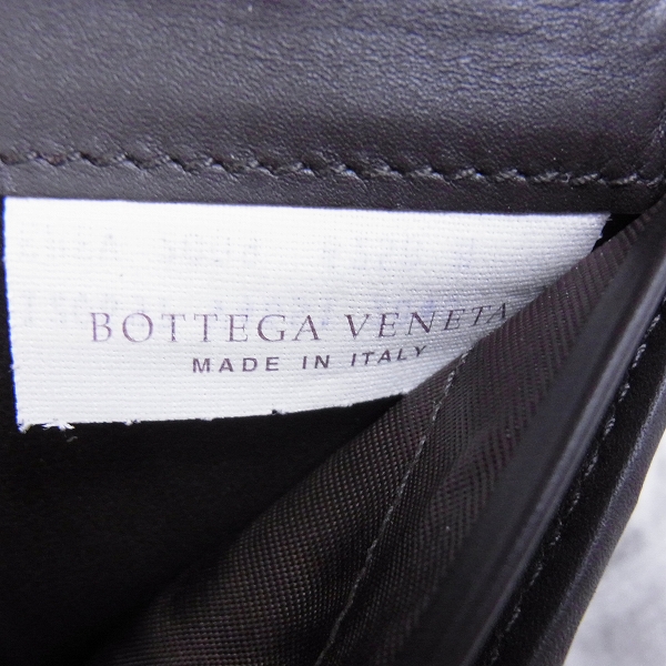 実際に弊社で買取させて頂いたBOTTEGA VENETA/ボッテガヴェネタ イントレチャート 二つ折り 長財布/札入れ 120697 V4651 2040の画像 5枚目