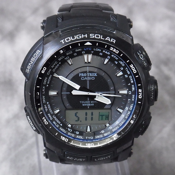 CASIO/カシオ PROTREK/プロトレック 電波ソーラー腕時計 PRW-5100-1JF