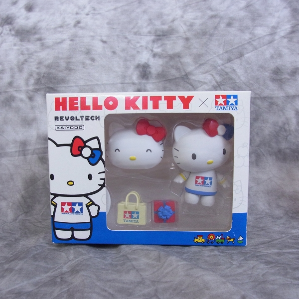 実際に弊社で買取させて頂いたHELLO KITTY×TAMIYA/ハローキティ×タミヤ リボルテック コラボ フィギュア 2点SETの画像 1枚目