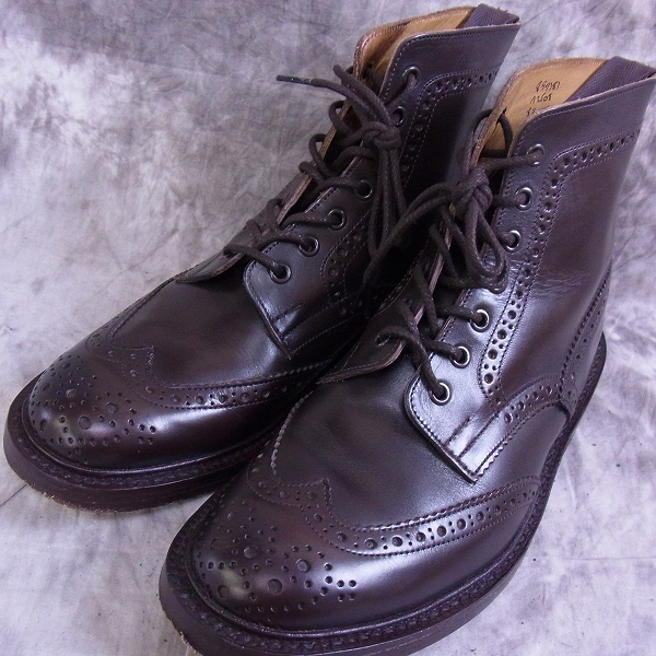 実際に弊社で買取させて頂いたTricker's/トリッカーズ ACORN カントリーブーツ 茶 N2508/8.5/5