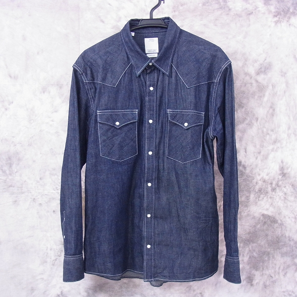 実際に弊社で買取させて頂いた☆visvim/ビズビム デニムシャツ SCULPTURE SHIRT L/S VS0001821/3