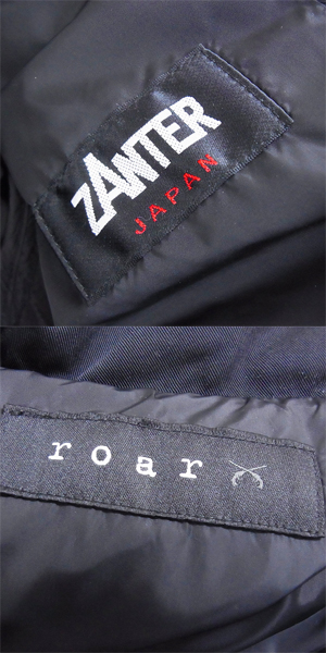 実際に弊社で買取させて頂いたroar/ロアー ZANTER/ザンター 16AW ライダースダウンジャケット 16FRB-19A/2の画像 3枚目