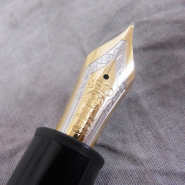 実際に弊社で買取させて頂いたMONTBLANC/モンブラン マイスターシュテック N2 149 万年筆 ペン先18k750/M イニシャル入りの画像 2枚目