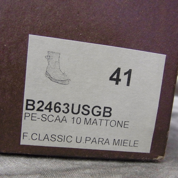 実際に弊社で買取させて頂いたBUTTERO/ブッテロ スエード ペコスブーツ B2463USGB 41 の画像 5枚目