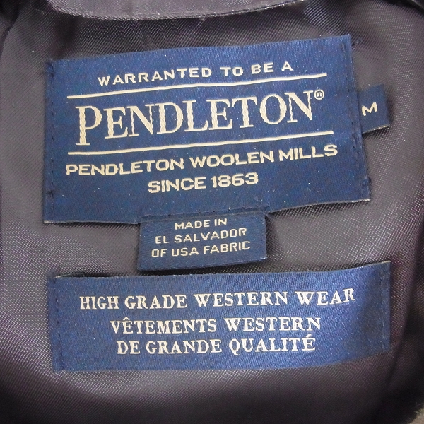 実際に弊社で買取させて頂いた☆Pendleton/ペンドルトン サンタフェジャケット/ジップジャケット ネイティブ柄/Mの画像 2枚目