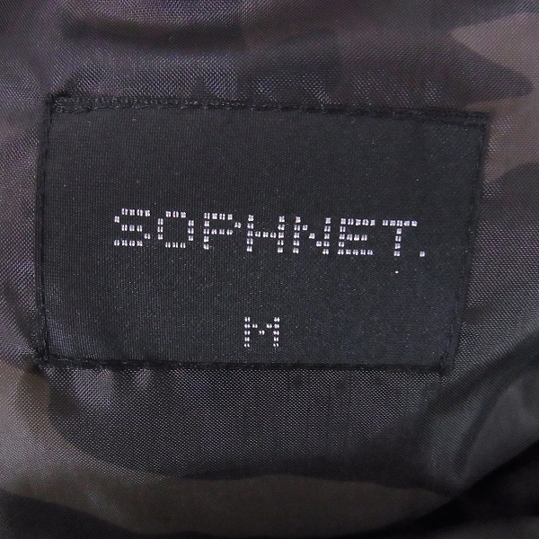 実際に弊社で買取させて頂いた☆SOPHNET/ソフネット 11AW 2レイヤー ウール ダウン ベスト/グレー/M　の画像 2枚目