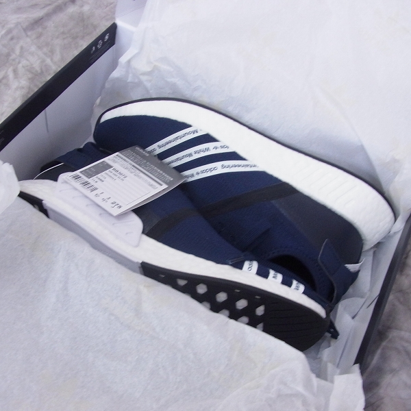 実際に弊社で買取させて頂いた【未使用】adidas/アディダス×White Mountaineering/ホワイトマウンテニアリング WM NMD R2 PK BB3072/27.5cmの画像 6枚目